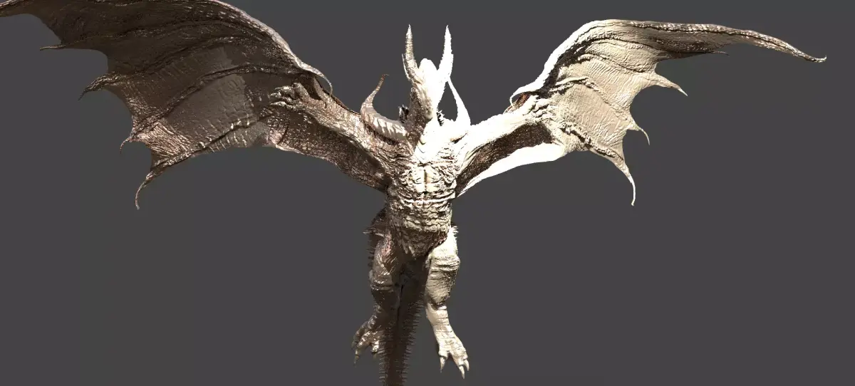 Drake God Serpent  3D model