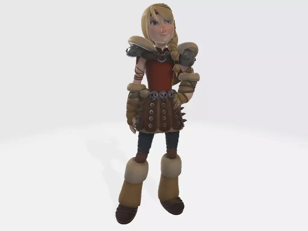 How to Train Your Dragon Astrid Pose 01 3D print model