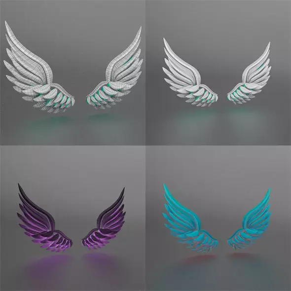 Wings angel - angel Free 3D model
