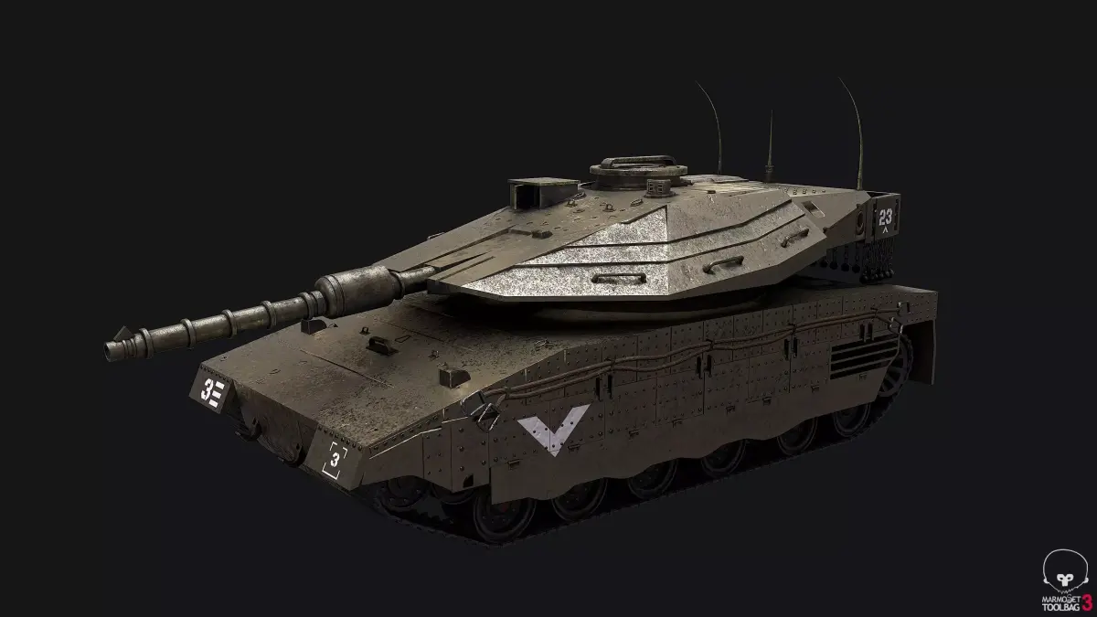 Merkava IV Tank PBR 3D model