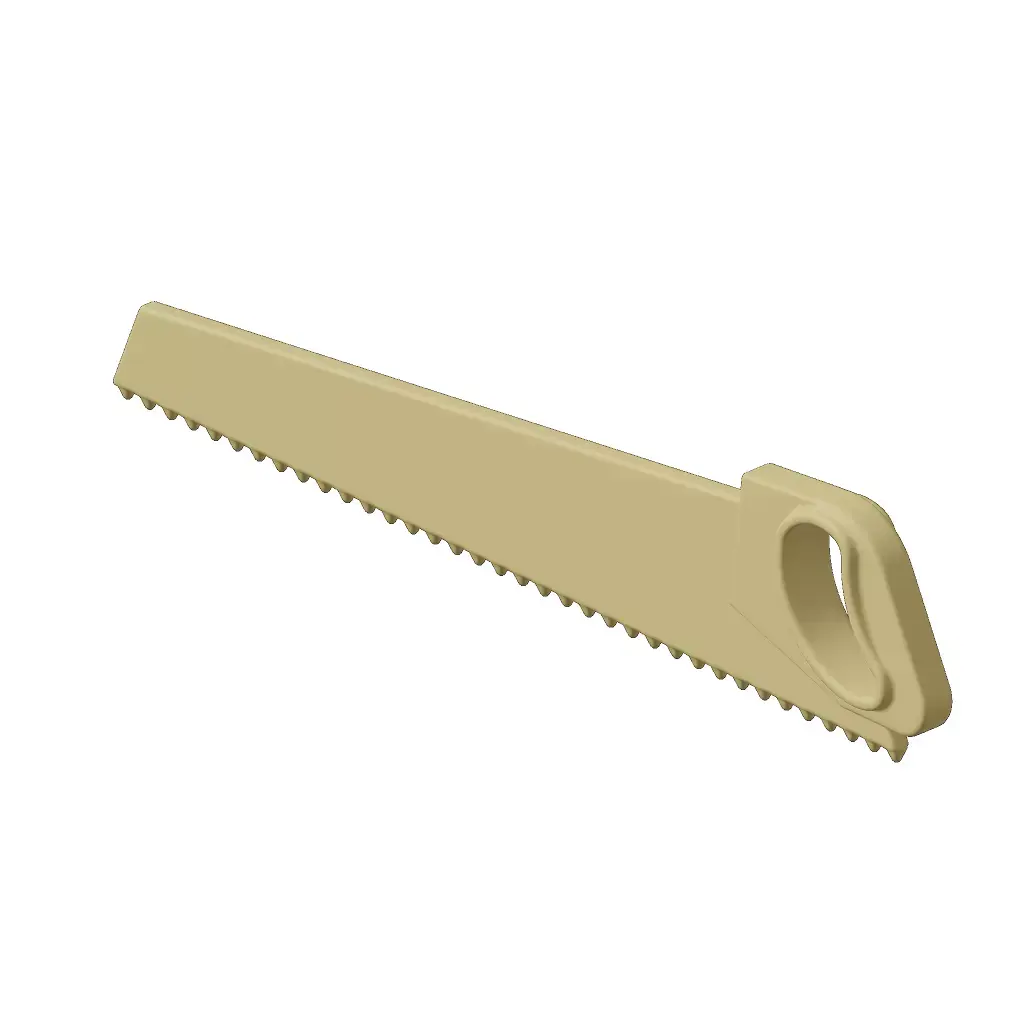 Plastic Carpentry Hand Saw Toy 3D model
