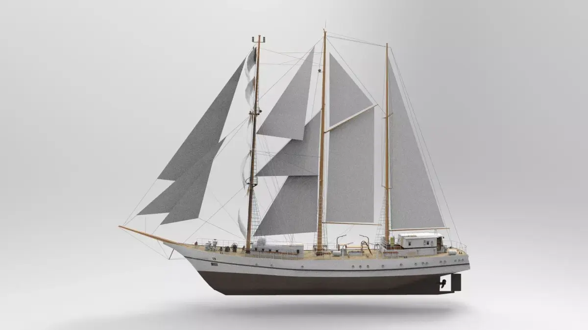 Sailing Ship Type V 3D model