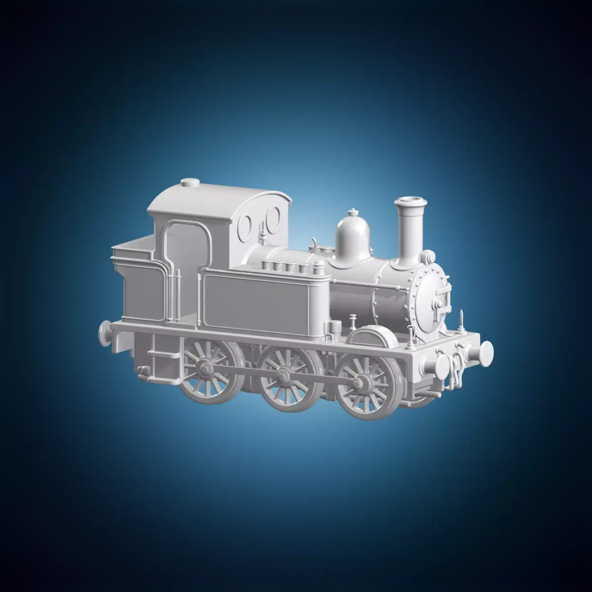 British Pannier Tank Engine 3D Print Model 3D print model