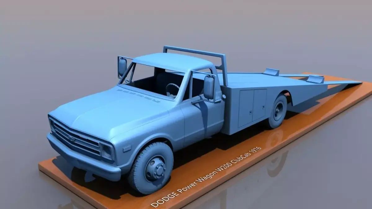 CHEVY C10 1968 TOW TRUCK 3D print model