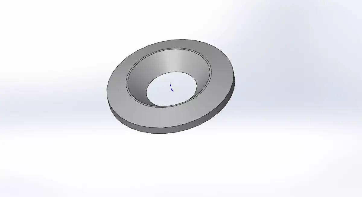 M5 Countersunk Washer 16mm dia Free 3D model