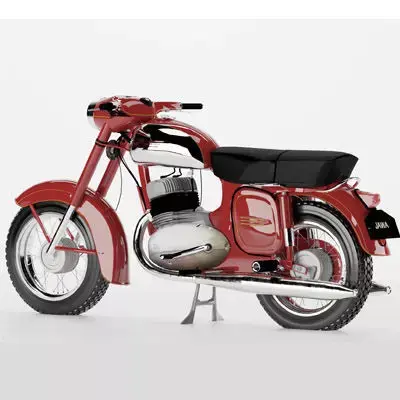 Motorcycle Jawa 360 3D model