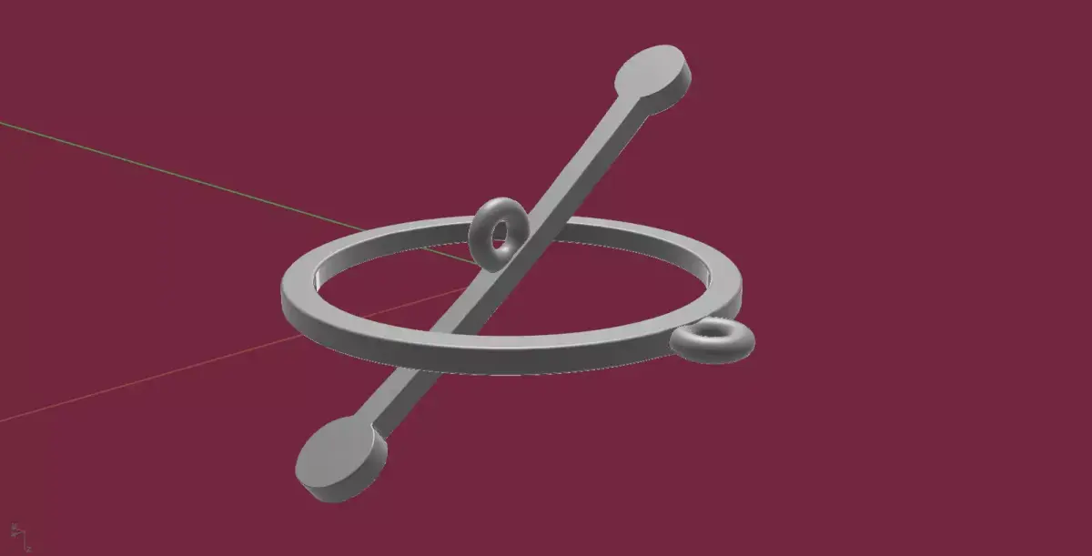 Fasten parts for bracelet or pendant  3D print model