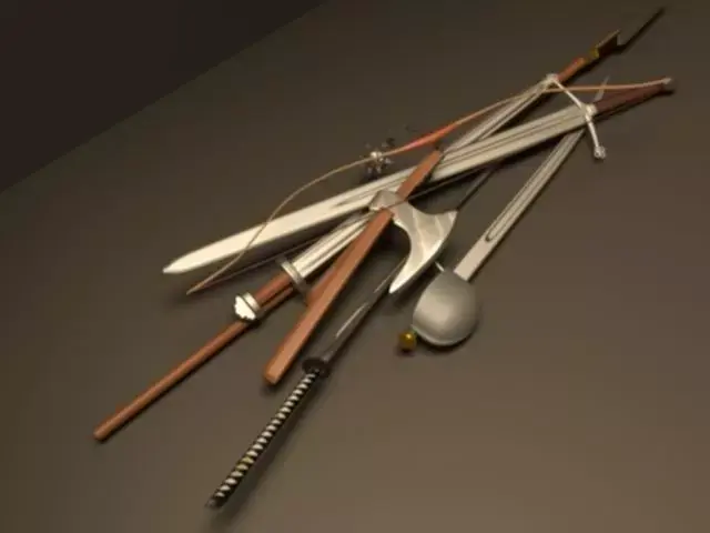 Pack Of Medieval Weapons 3D model