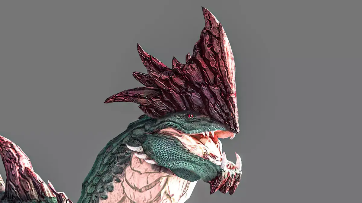 Green Dragon Low-poly 3D model