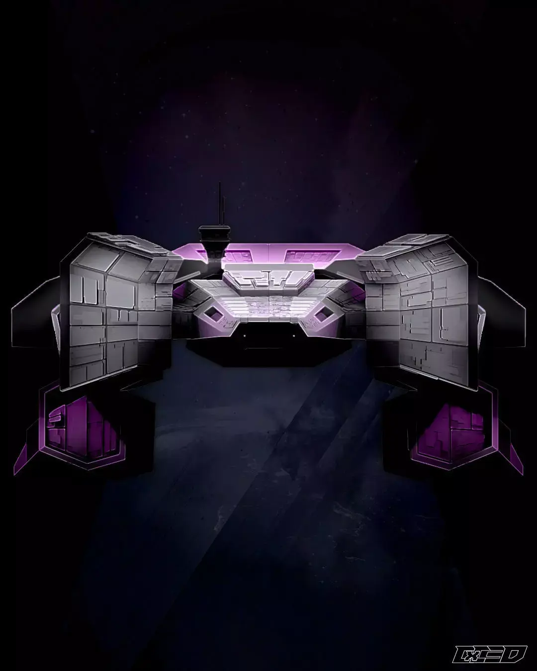 Spaceship FREE Free low-poly 3D model