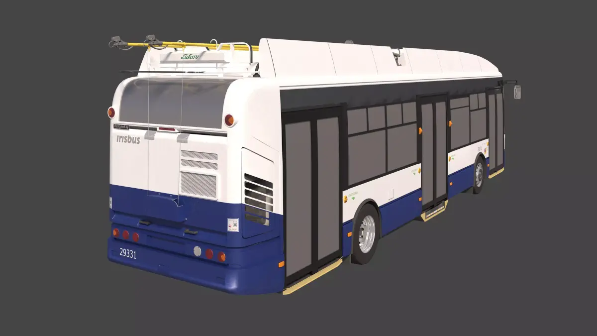 Skoda 24Tr Low-poly 3D model