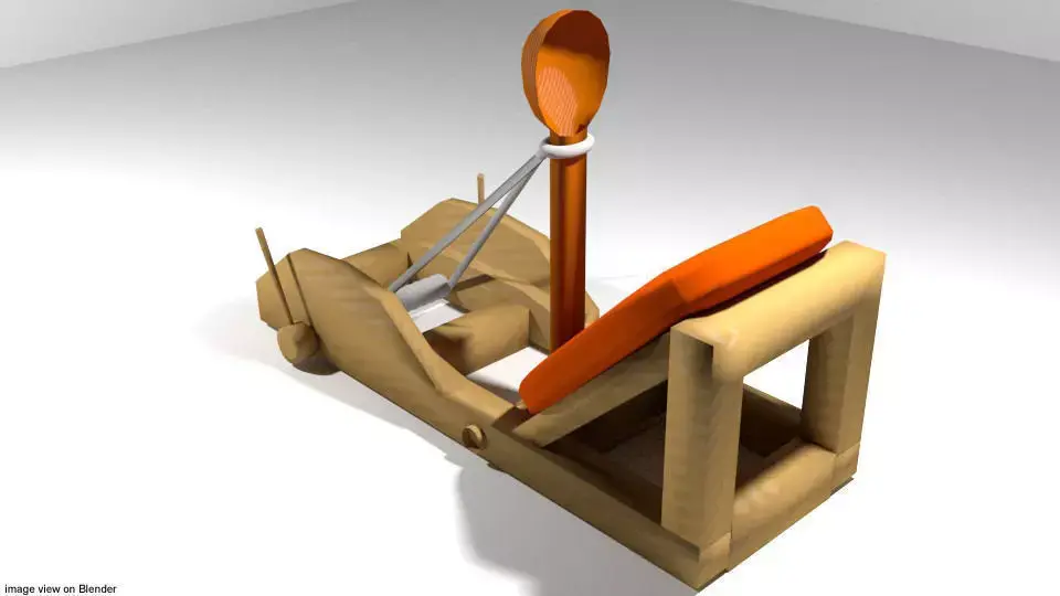 Medieval War Machine - Onager 3D model