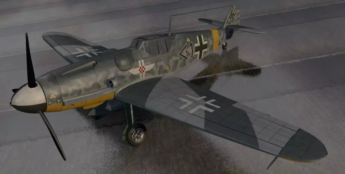 Messerschmitt Bf-109 G-5 Gustav 3D model