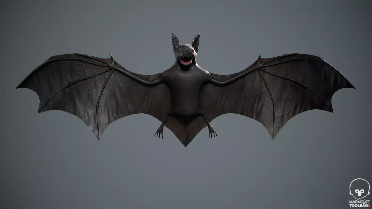 Bat 3D  Low-poly 3D model
