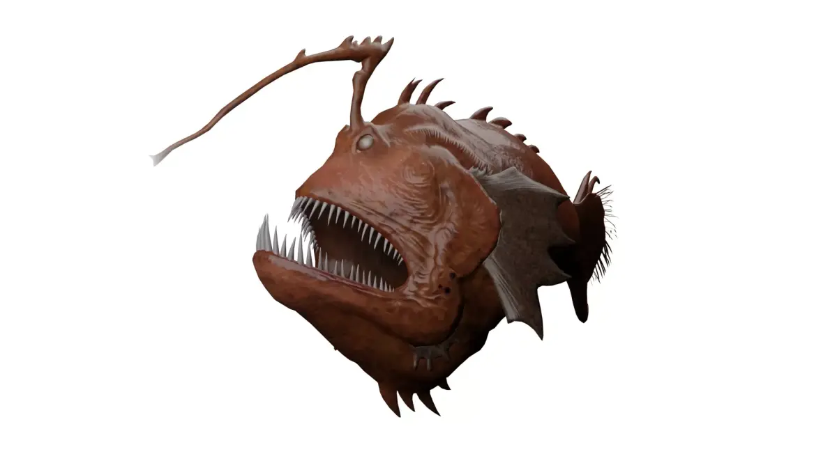 AnglerFish Low-poly 3D model
