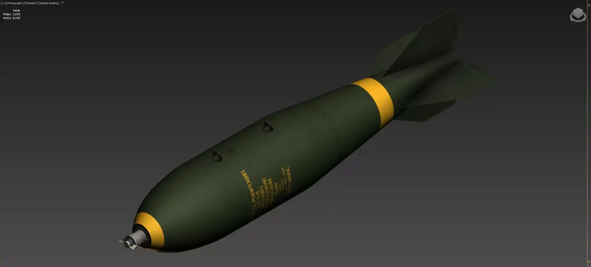 M117 Bomb 3D model