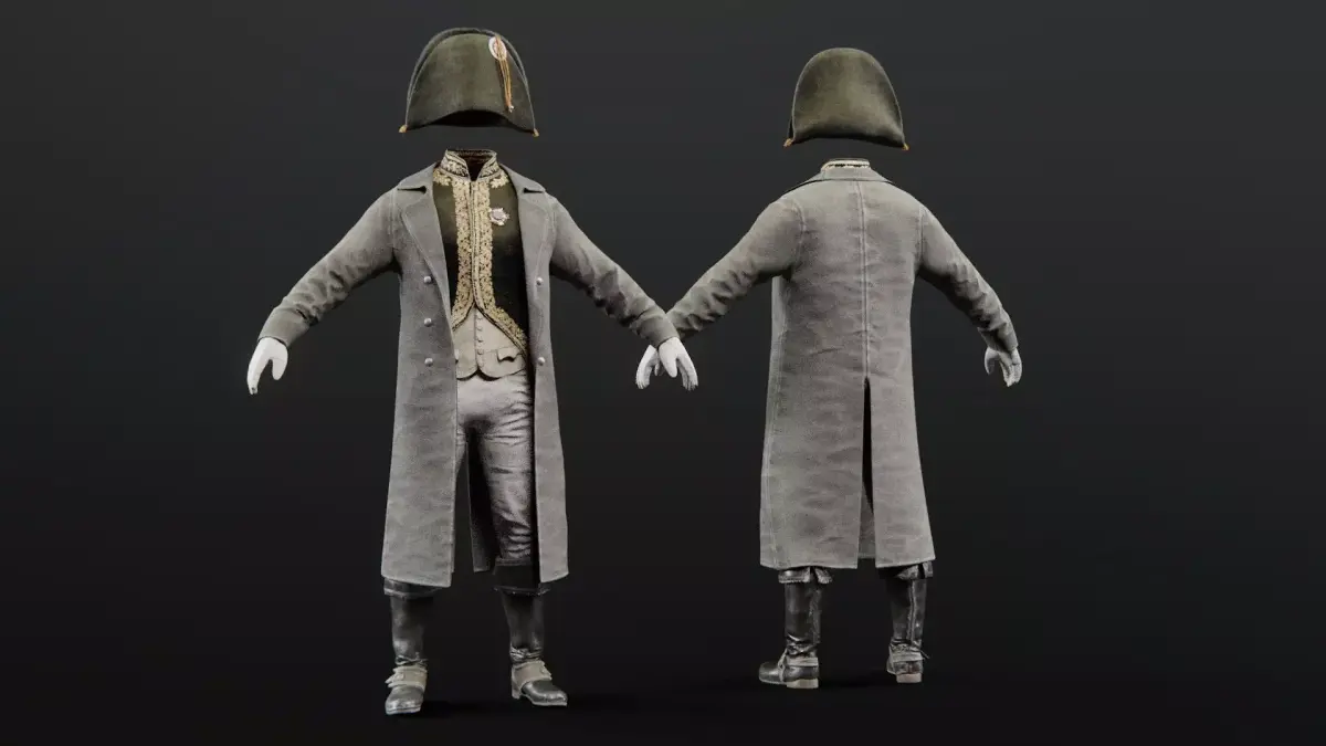 Soldier Napoleon Emperor 3D model