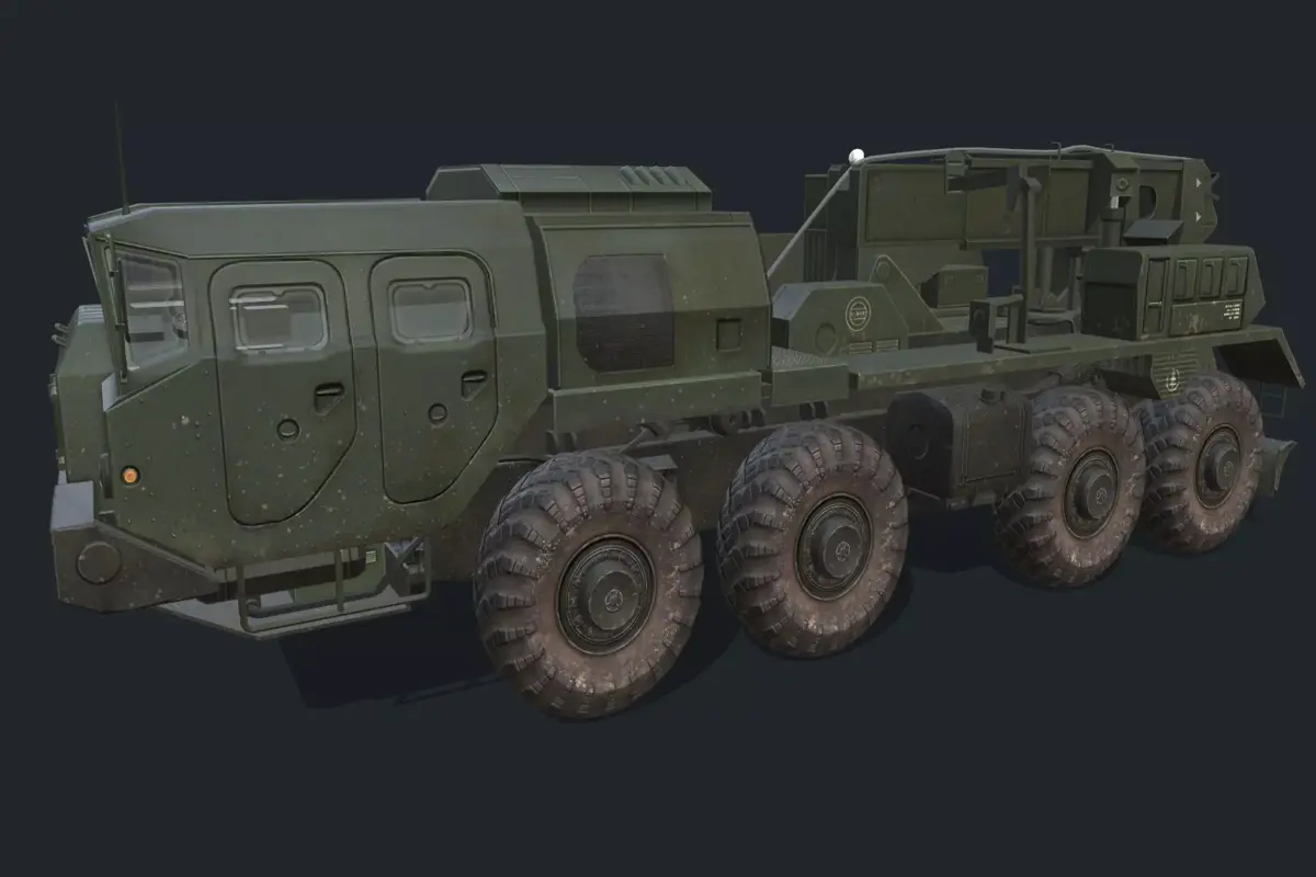 MAZ 7310 Low-poly 3D model