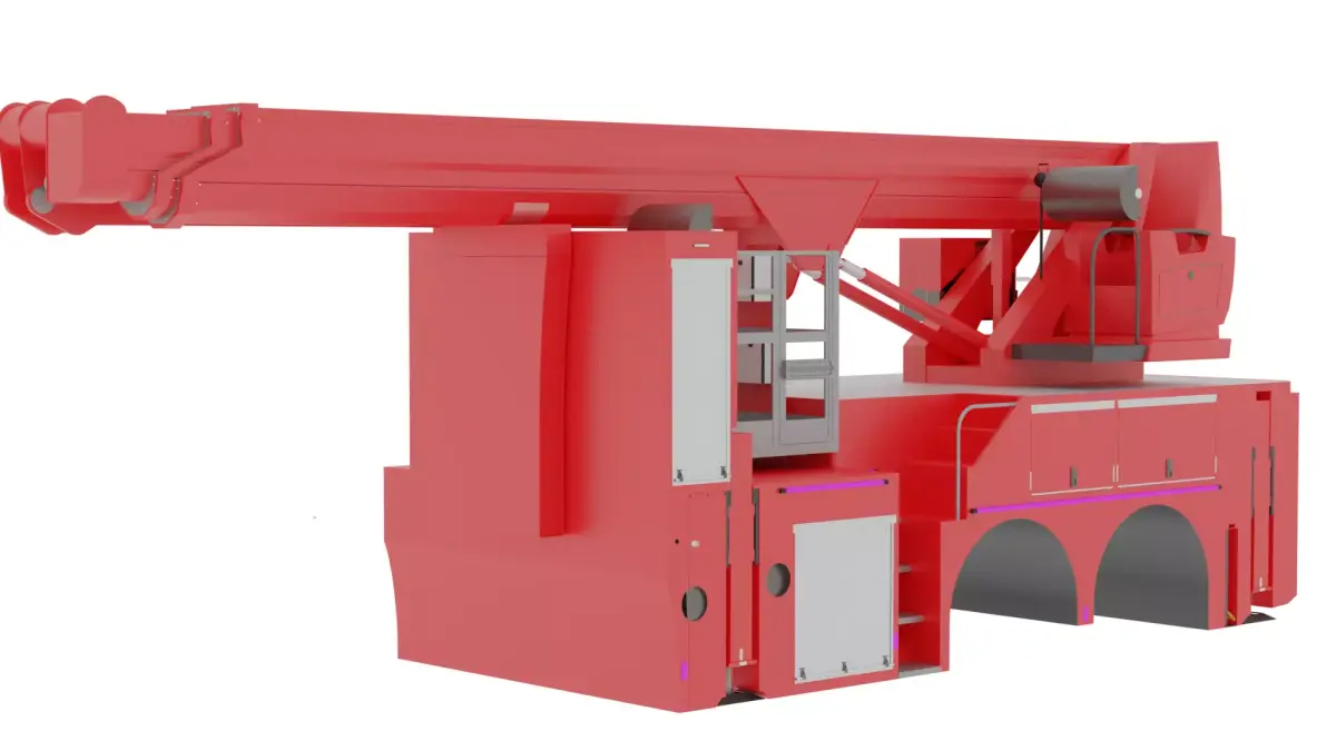 Hilton 320T Aerial Platform 3D model