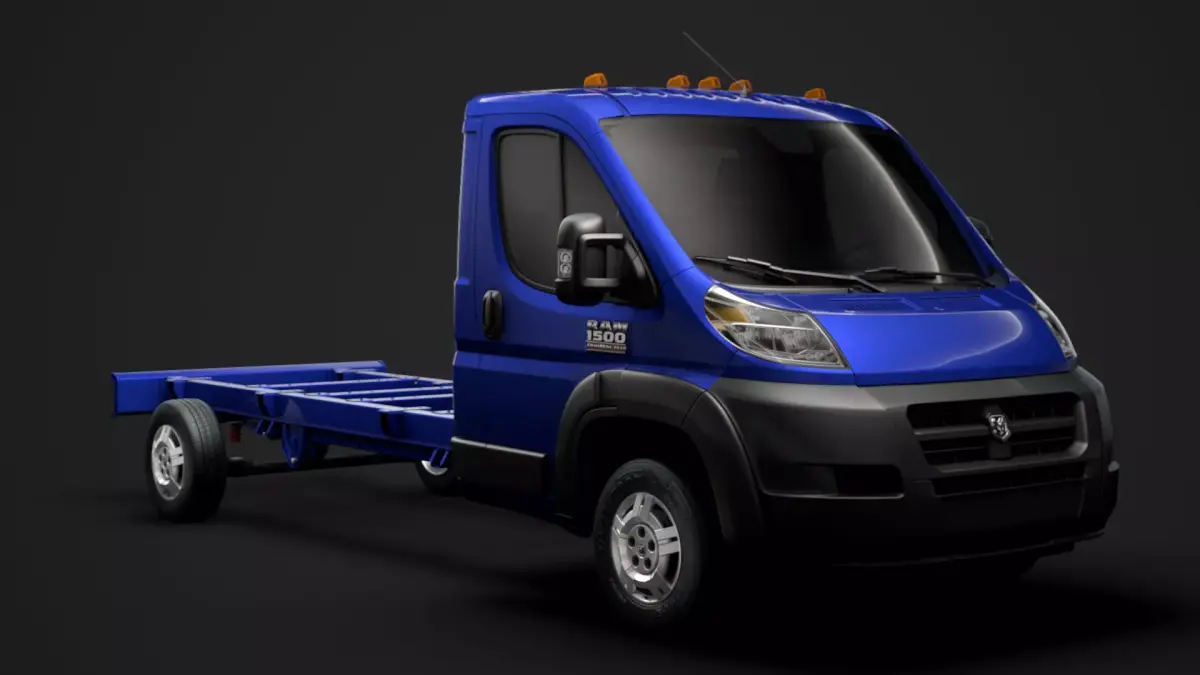 Ram Promaster Cargo Chassis Truck Single Cab 4300 WB 2019 3D model