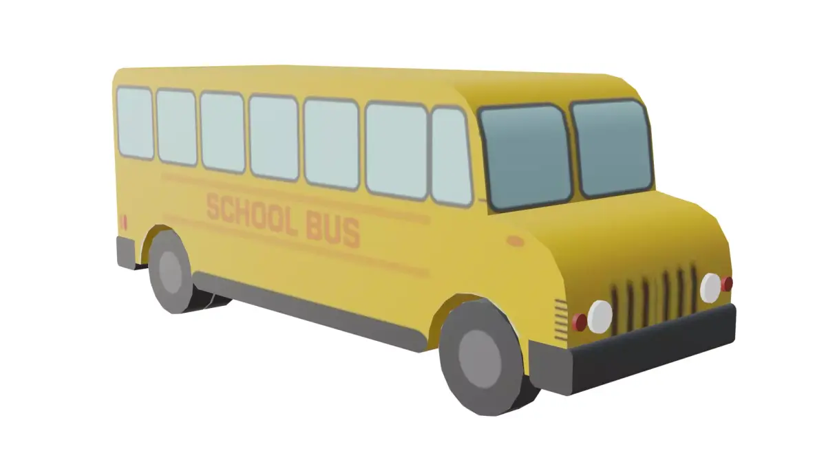 School Bus Free 3D model purchase