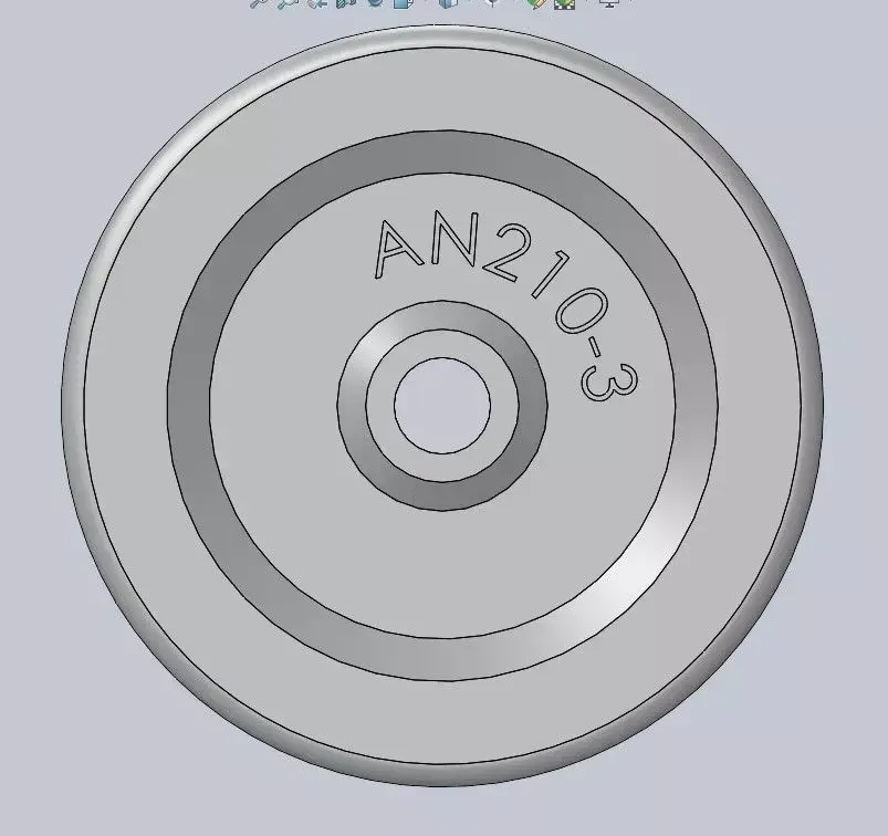 AN210-3 PULLEY 3D print model