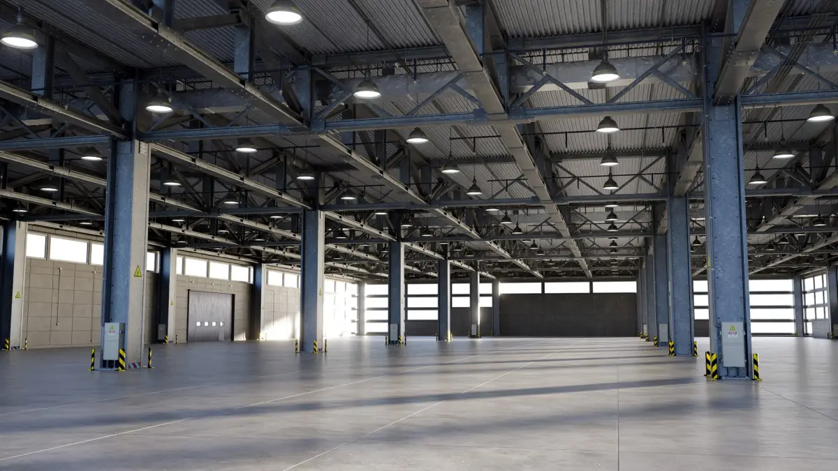 Warehouse Hipoly 3D model