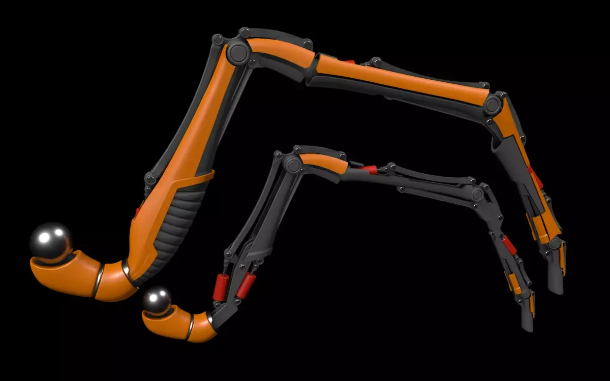 Robot Leg 3D model order