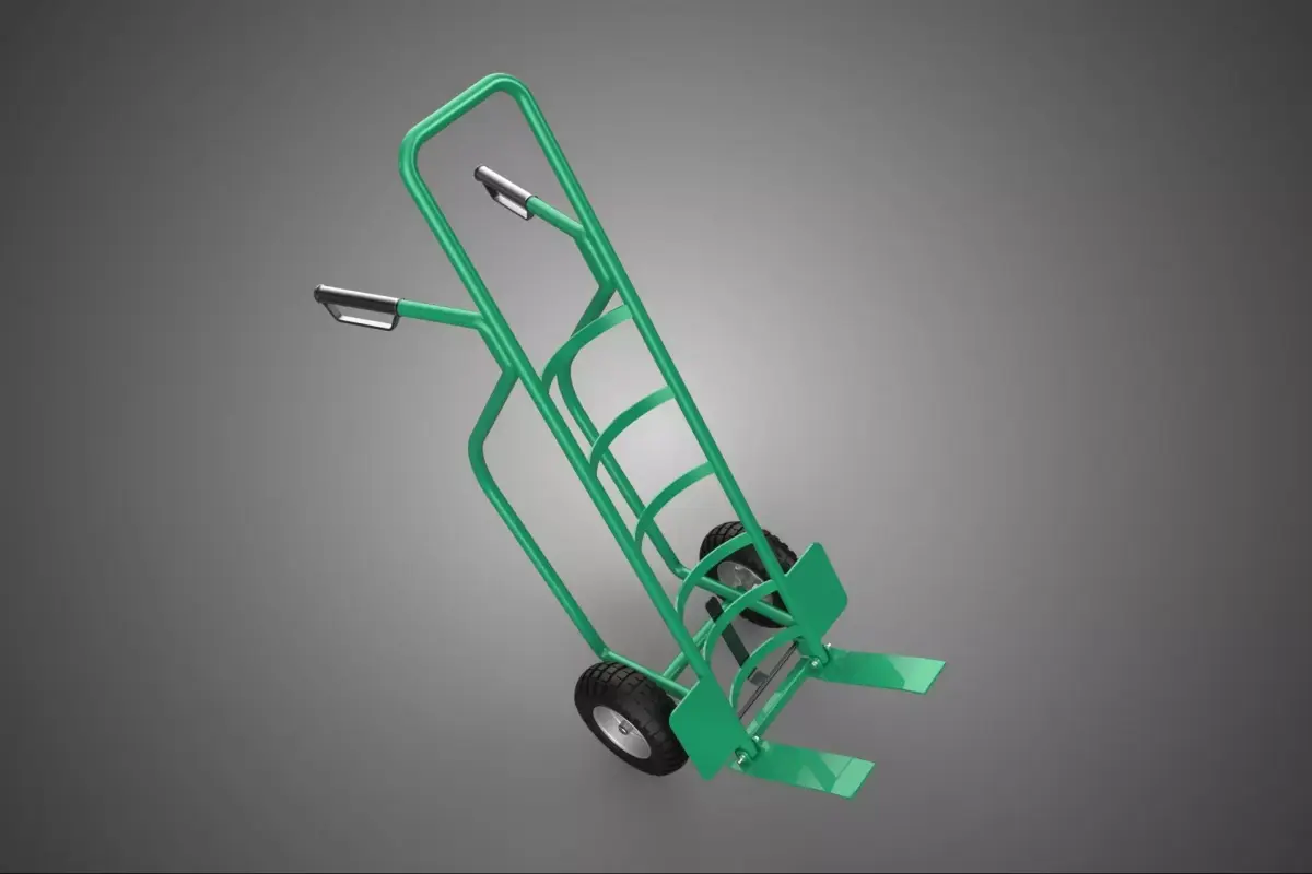 GREEN HAND TRUCK BAG HANDTRUCK TROLLEY FORK CART LIFTING DOLLY 2 3D model