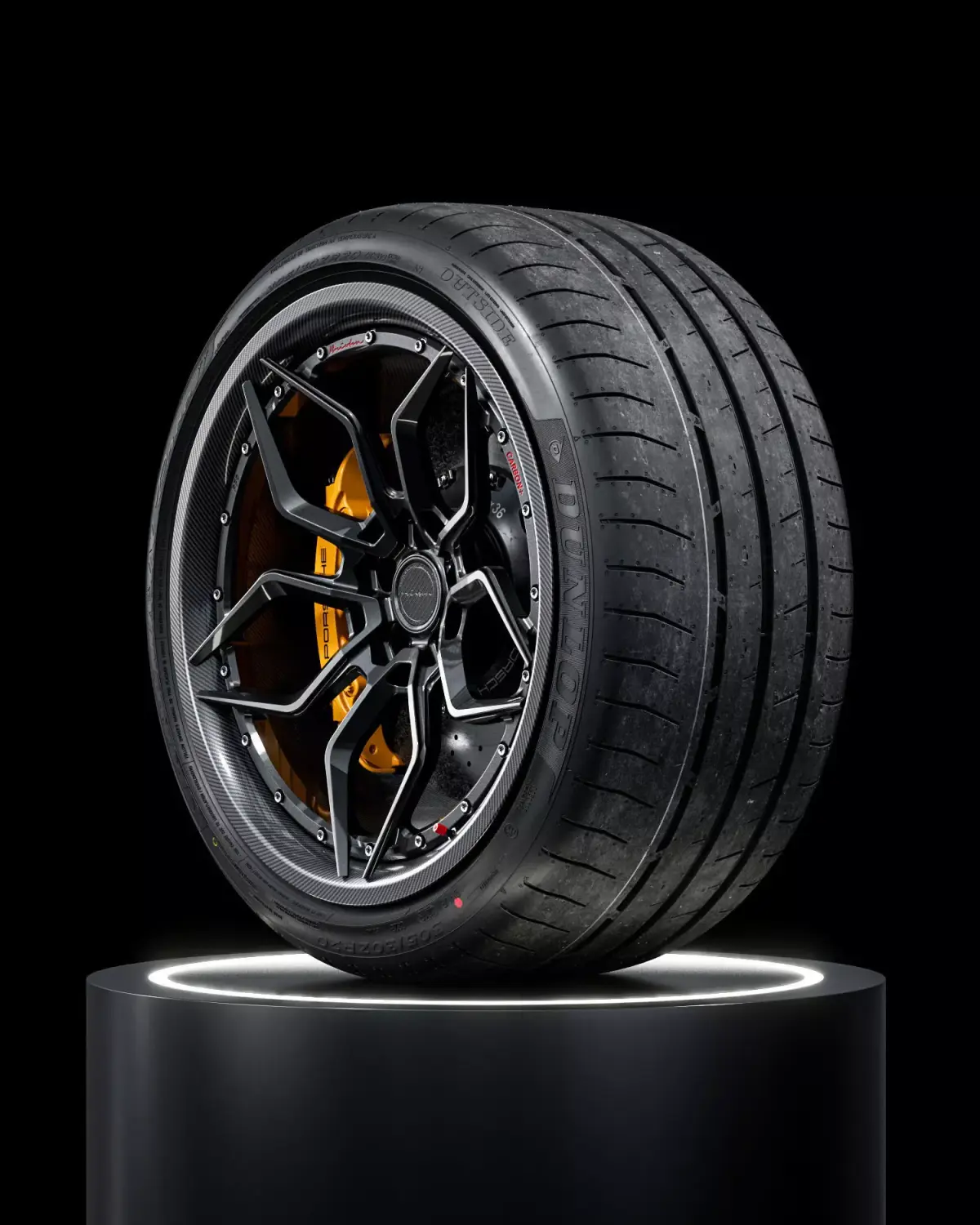 Dunlop Sport Maxx Race 2 305 30 20 3D model
