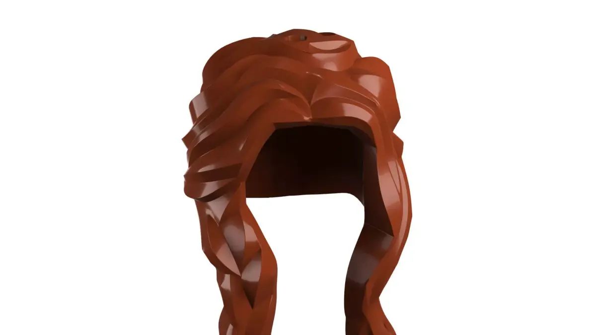 Custom3Dprint Minifigure Accessory - Minifigure Hair S2 - 032 3D print model