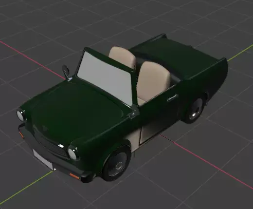 Vintage Classic Car  3D model