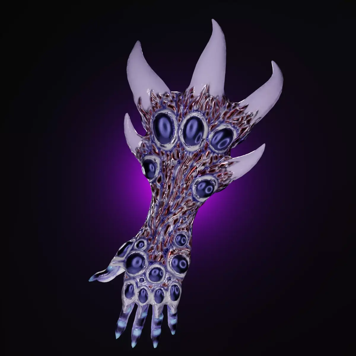Armor Glove Low-poly 3D model