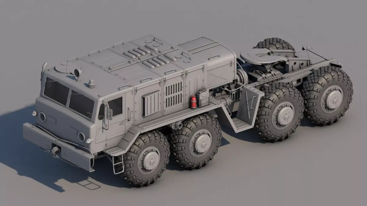 MAZ537 3D model