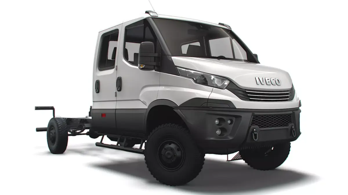 Iveco Dayli Doka 4x4 2017 3D model