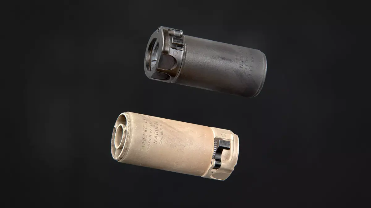 Surefire WARDEN Low-poly 3D model