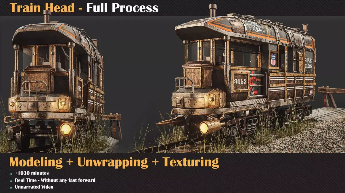 Train Head - Full Tutorial   3D model