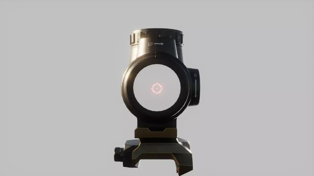 Trijicon MRO Reflex Sight Low-poly 3D model purchase