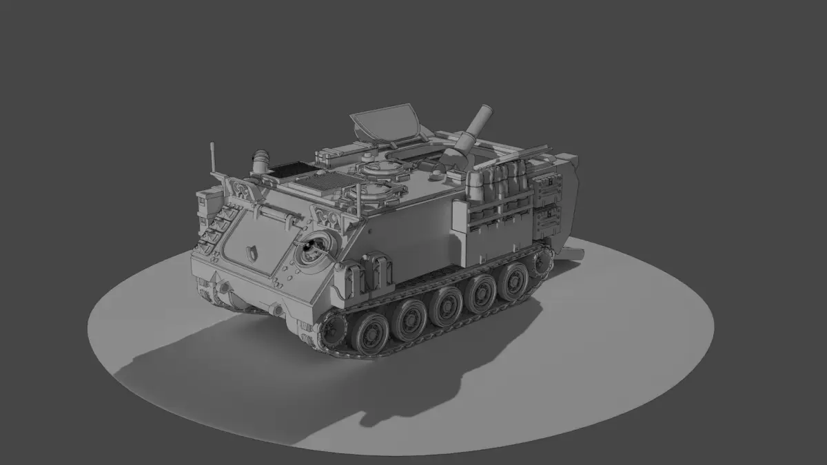 IDF Cardom Mortar 3D print model