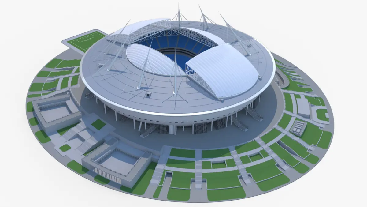 Stadium Zenit Arena Krestovsky Saint-Peterburg 3D model