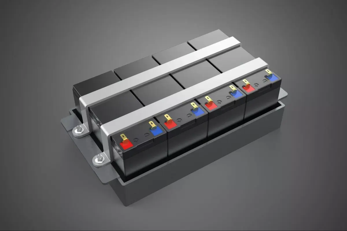 RECHARGEABLE BATTERY PACK TRAY BRACKET MOUNTING HOLDER CARTRIDGE 3D model