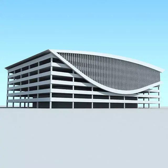 3D Architectural Building 80 3D model