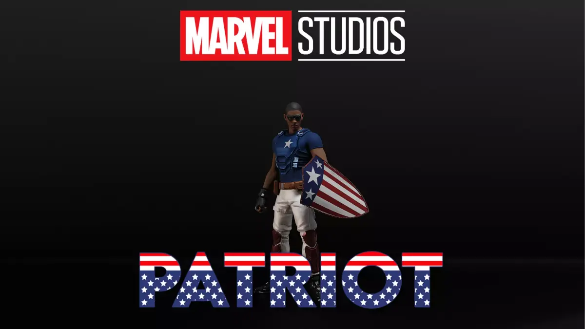 The Patriot - Eli Bradley Low-poly 3D model