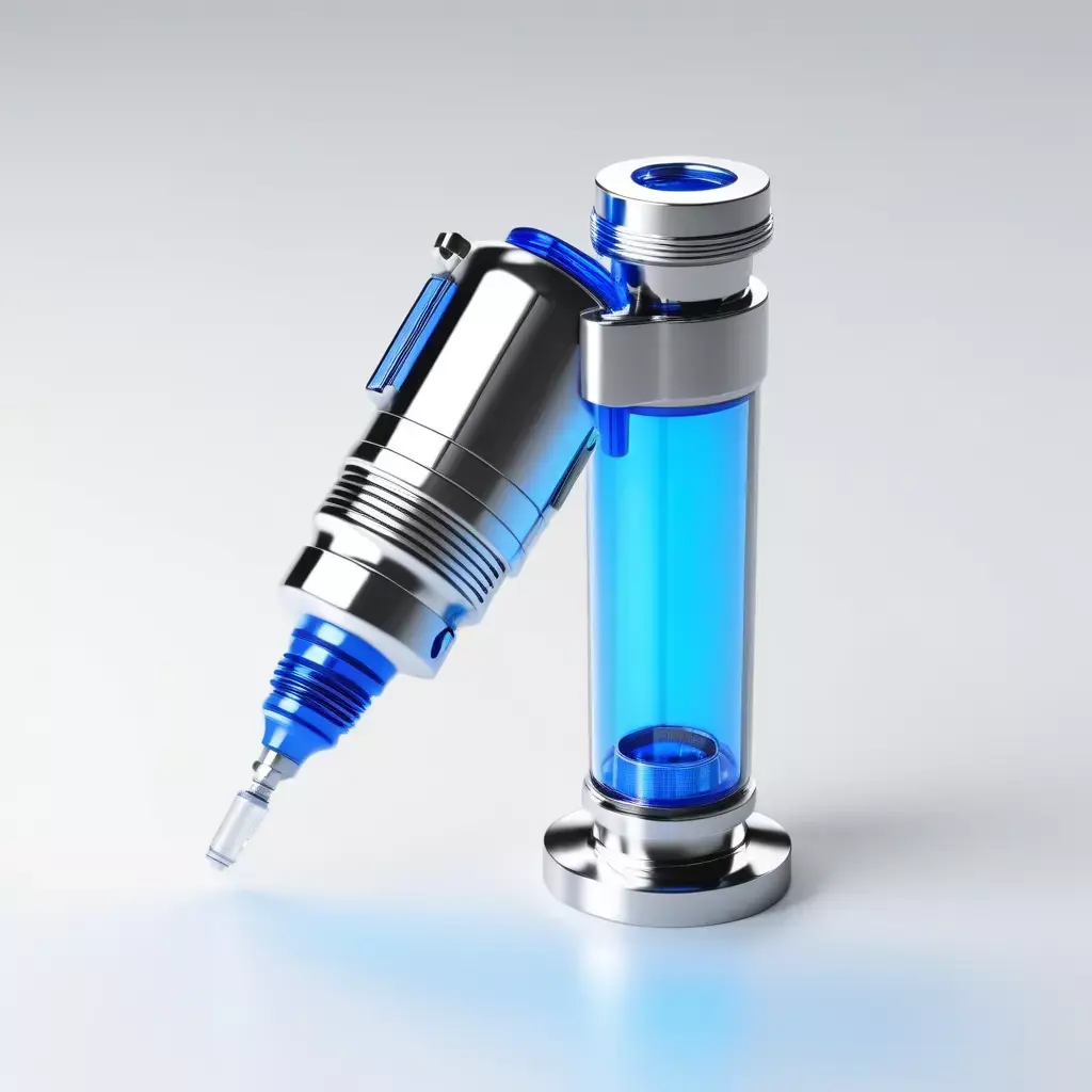 Futuristic Medical Injector System 3D model