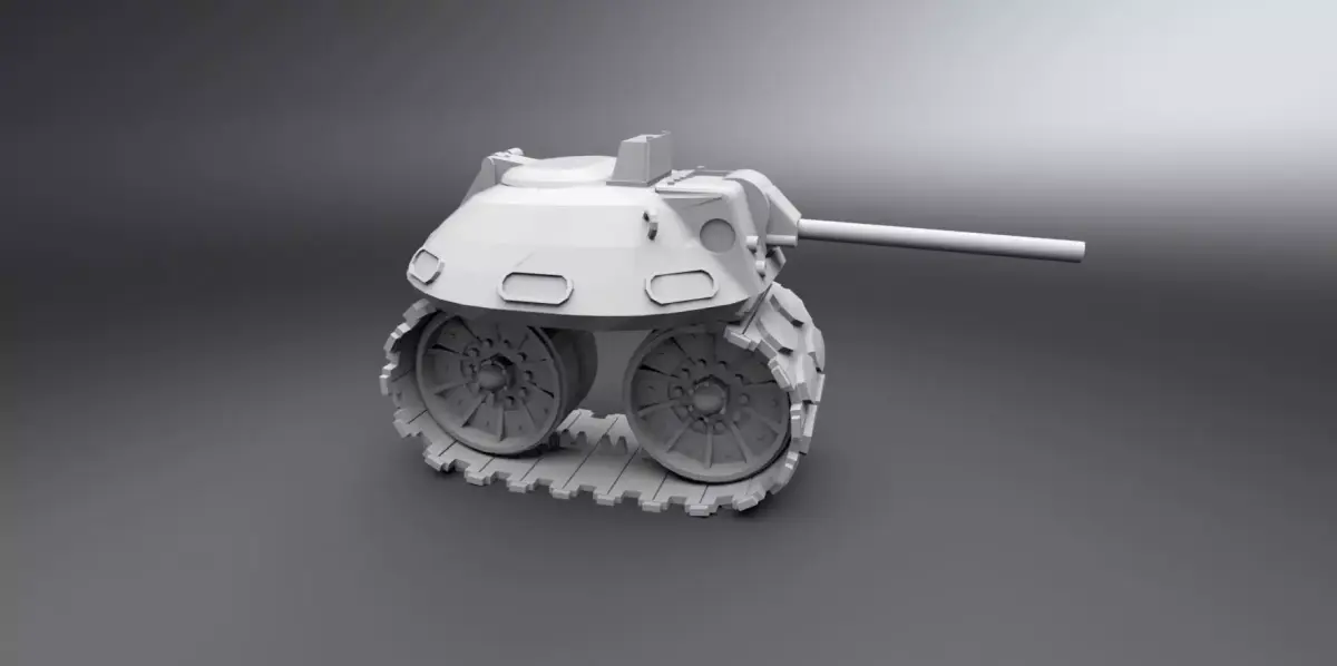 Tonk Scale Model 3D print model