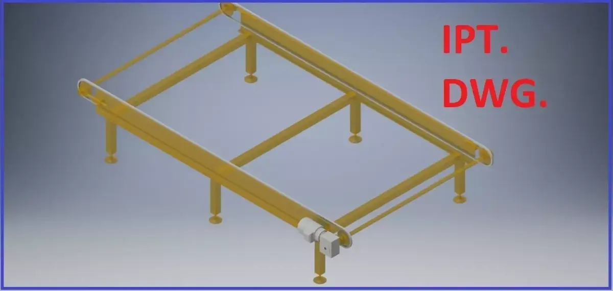 Conveyor Detail Model gantry crane 3D model
