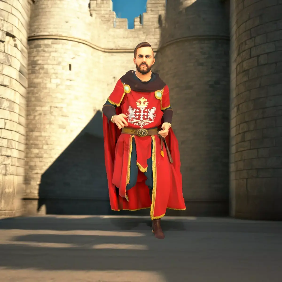 Regal Knight Outfit model pack Low-poly 3D model