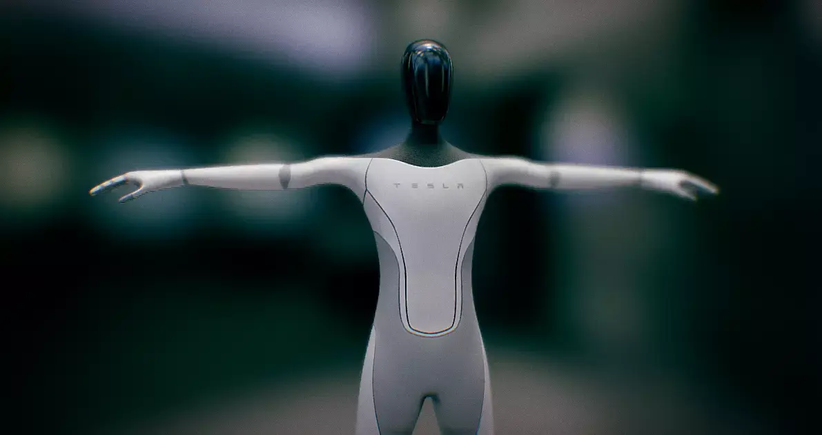 T Pose Tesla BOT 3D model