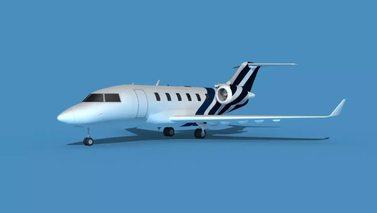 Bombardier CL604 Challenger V09 3D model