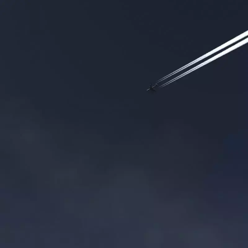 Animated Jet Contrails 3D model